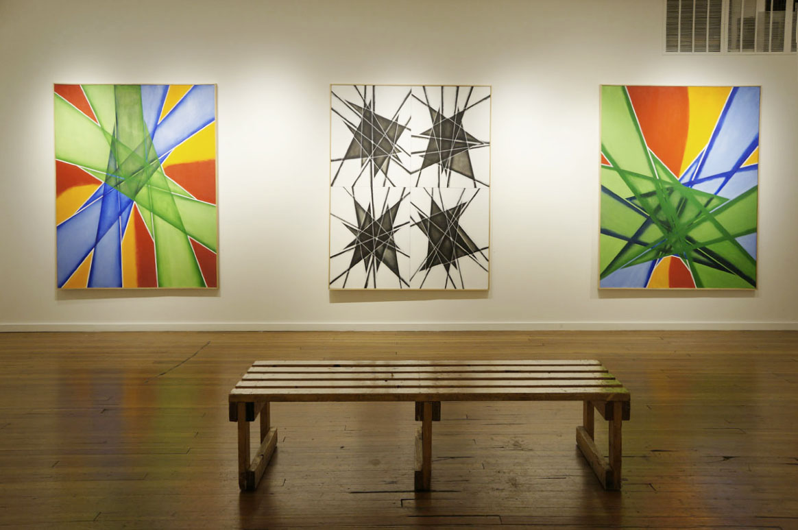 Sam Jungkurth abstract art exhibition, NYC